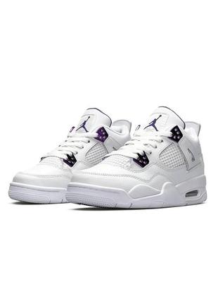 Air jordan жіночі весна/літо/осінь білі кросівки на шнурках. демісезонні жіночі шкіряні кроси