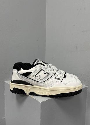 Кроссовки new balance 550 «white black’ кроссовки