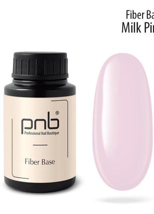 База pnb fiber base, молочно-рожева, 30 мл