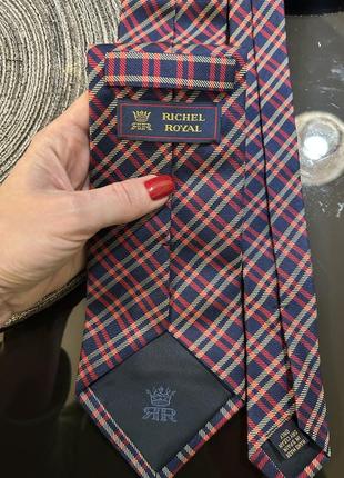 Галстук шелковый в стиле lanvin