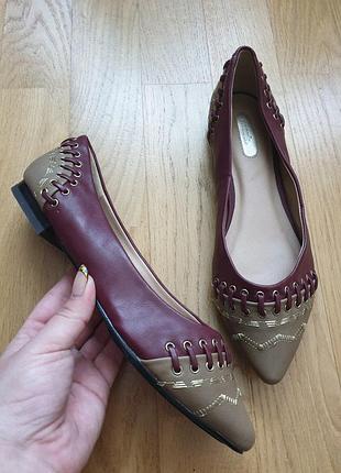 Стильные туфли на низком ходу