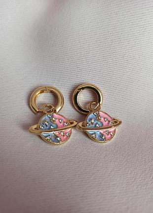 Серьги кольца сережки