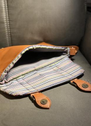 Сумочка через плечо, сумка с длинной ручкой, коричневая, presentville5 фото