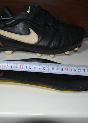 Nike tiempo brasileiro r10 ronaldinho 47р бутсы бампы шиповки кожаные3 фото
