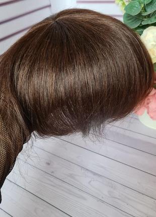 Парик накладка топер шиньон 100% натуральный волос.8 фото