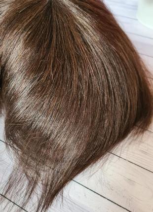 Парик накладка топер шиньон 100% натуральный волос.9 фото