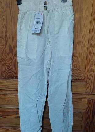 Штани білі на резинці sinsay xxs