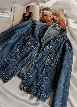 Винтажная джинсовая куртка