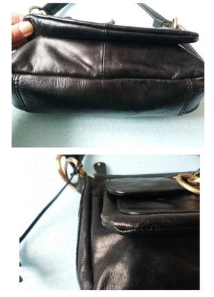 Нюанс! женская винтажная кожаная сумочка oriano3 фото
