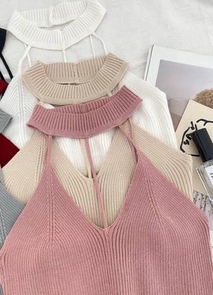 Красиві трикотажні топи🔝