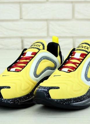 Мужские кроссовки nike air max 720 black yellow4 фото