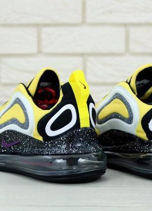 Мужские кроссовки nike air max 720 black yellow5 фото