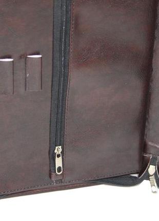 Папка-портфель деловая из кожзама exclusive 710400-1 brown4 фото