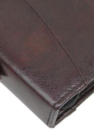 Папка-портфель деловая из кожзама exclusive 710400-1 brown6 фото