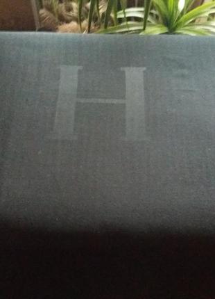 Hermes paris чорний палантін шарф 200см на 67см6 фото