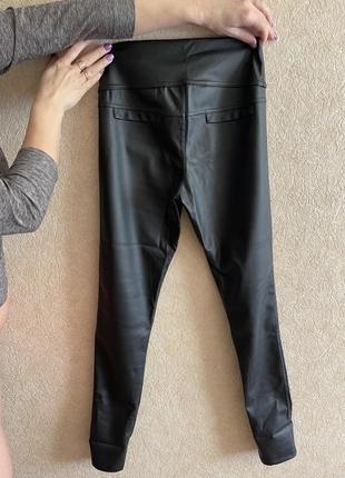 Кожаные лосины штаны эко кожа2 фото