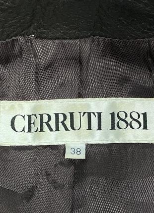 Кожаная куртка на змейке cerutti7 фото