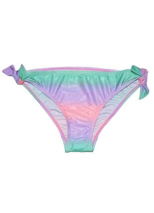 Купальные трусы девочкам 158 см градиент