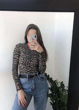 Лонгслів леопардовий