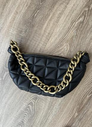 Zara сумка натуральна шкіра