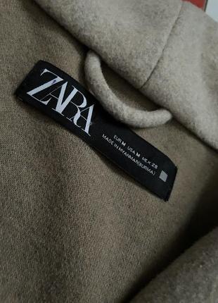 Шикарное актуальное пальто zara на запах /новая коллекция10 фото