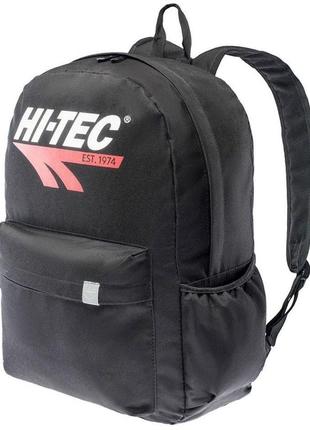 Вместительный городской рюкзак 28l hi-tec черный