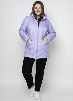 Жіноча батальна куртка демісезонна з капюшоном