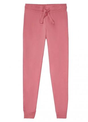 Спортивные штаны двунитка для девочки pepperts 357076  розовый