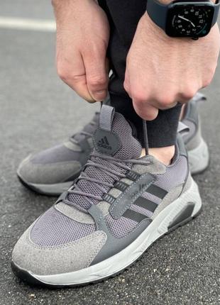 Кросівки adidas, топ якість, сірі