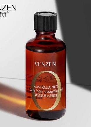 Масло макадамии для волос восстанавливающее venzen australia nut (50мл)2 фото