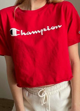 Футболка топ укорочена champion crop t-shirt2 фото