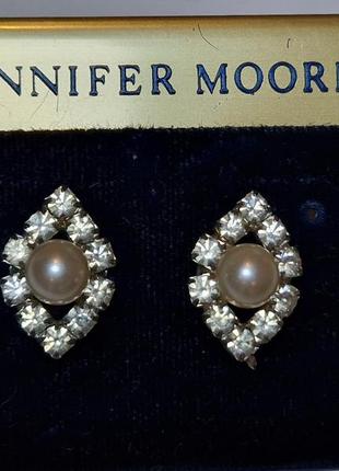 Дуже ніжні, вінтажні сережки jennifer moore! usa!