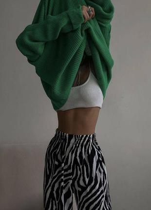 Брюки принт зебра4 фото