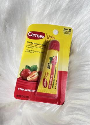 Бальзам carmex strawberry lip balm1 фото