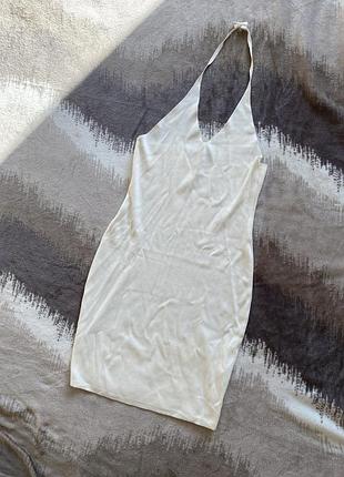 Белое платье shein, платье