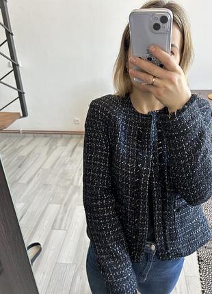 Твидовый пиджак от mango