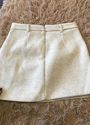 Очень нежная,теплая мини-юбка юбочка2 фото