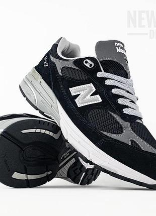 Кроссовки nb 993 black grey