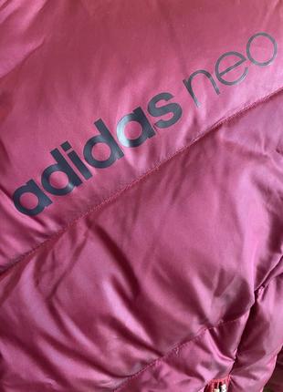 Пуховая куртка adidas neo6 фото