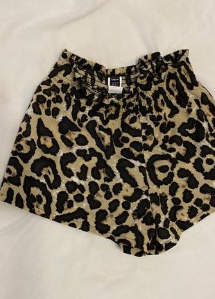 Shein крутые леопардоаи шорты как новые