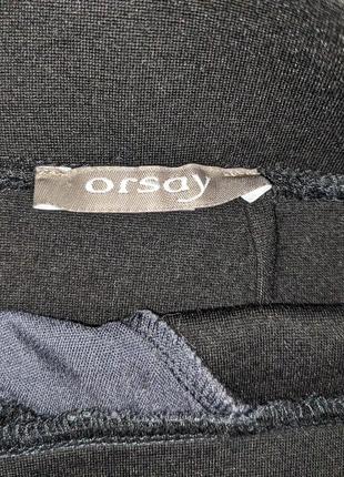 Трикотажная черная юбка из вискозы orsay #22125 фото