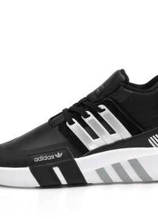 Чоловічі кросівки adidas eqt equipment termo black white (адідас ект чорно-білі )