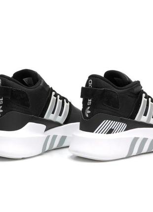 Чоловічі кросівки adidas eqt equipment termo black white (адідас ект чорно-білі )3 фото