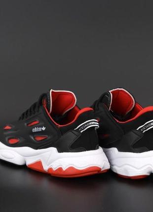 Мужские кроссовки adidas ozweego celox black red (кроссовки адидас озвиго целокс черно-красного цвета)6 фото