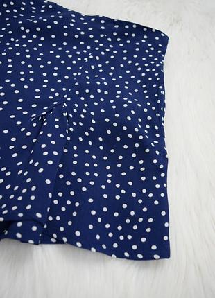 Шорты синие в горошек летние шортики в горох