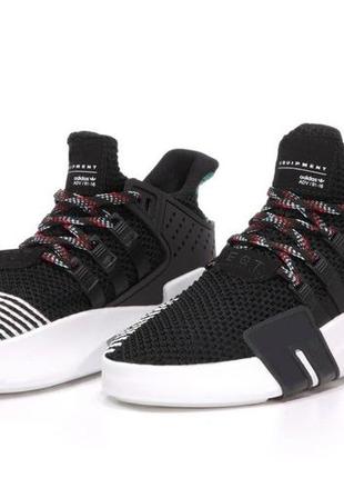 Чоловічі кросівки adidas eqt equipment termo black white (адідас ект чорно-білі )5 фото