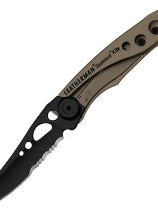 Складной нож leatherman skeletool kbx койот tan (832615)