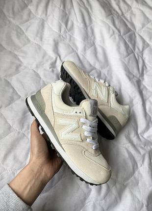 Кросівки new balance 574 light beige