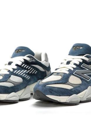 Кросівки new balance 9060 blue grey (кросівки нью беленс 9060 синього кольору легкі  чоловічі )7 фото