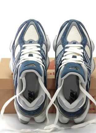 Кросівки new balance 9060 blue grey (кросівки нью беленс 9060 синього кольору легкі  чоловічі )6 фото